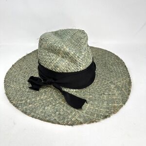 Wyeth Woven Grass Rancher Hat Green OS